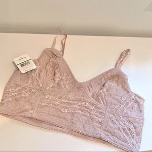 Intimately free people cropped bustier bralette